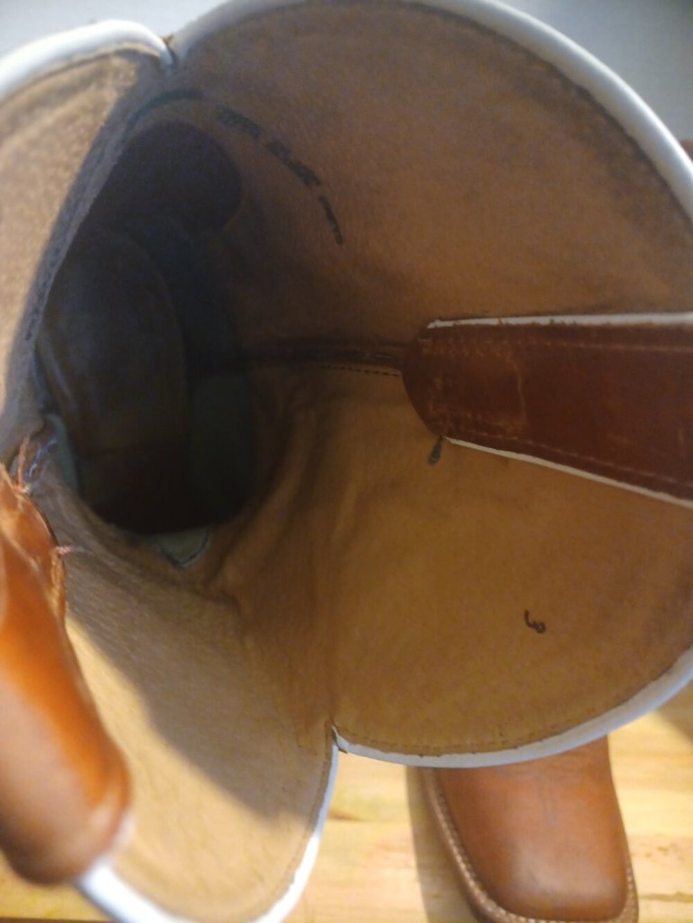 Vintage Justin Western Boots Men size 10 1/2 - Picture 14 of 16